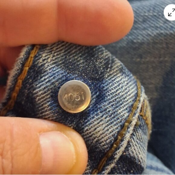 Levi's 559 Relaxed Straight Jeans Mens W40 L30 Blue Denim 5 Rivet Pre-Owned A5 - Picture 10 of 13